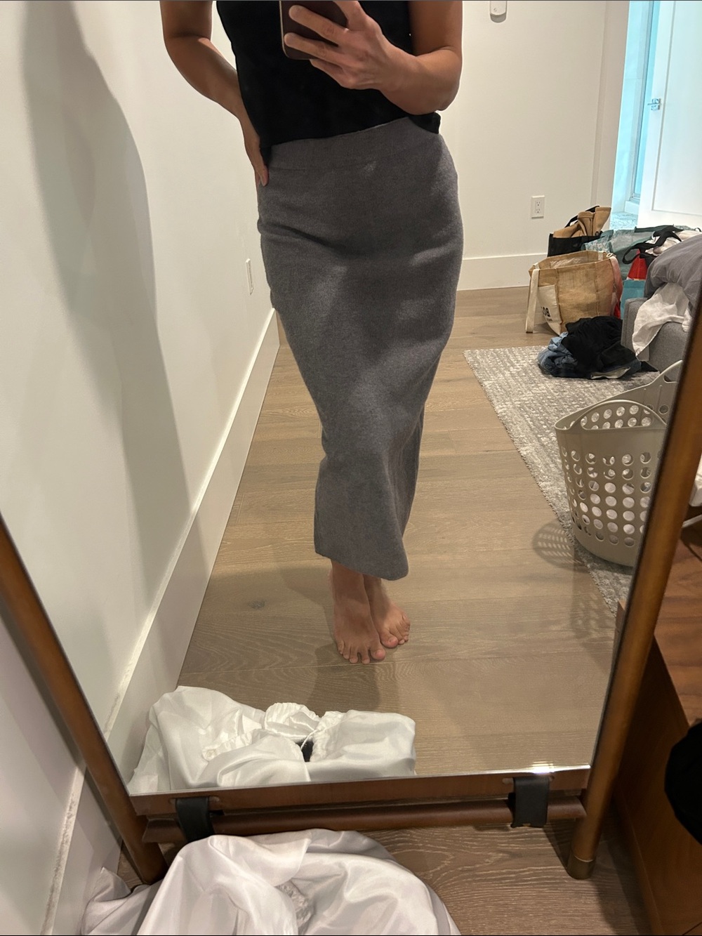 Babaton wool skirt XS